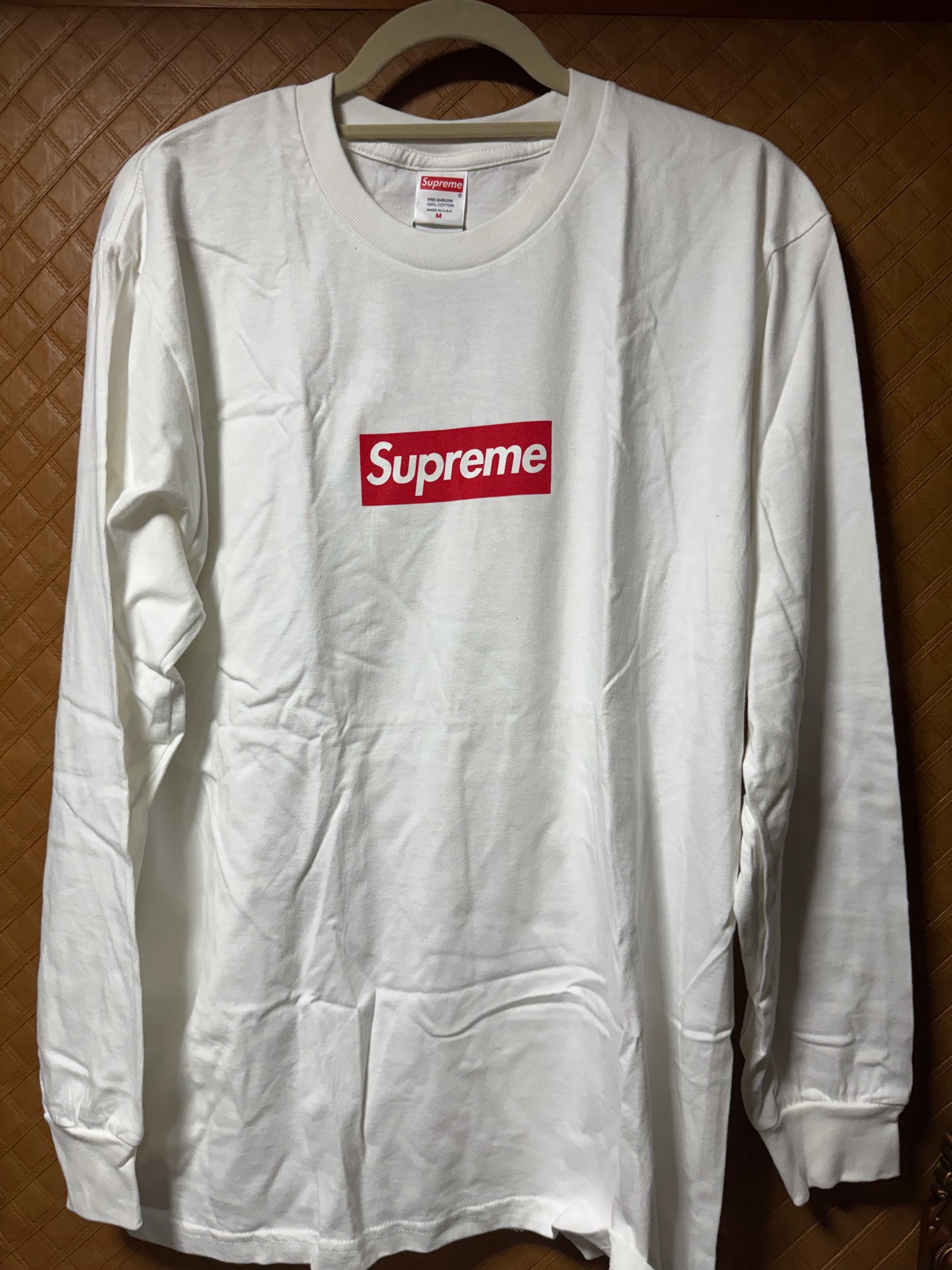 Supreme Box Logo L/S Tee "White"