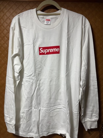 Supreme Box Logo L/S Tee "White"