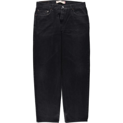 古着 リーバイス Levi's 550 REGULAR FIT ブラックデニム テーパードデニムパンツ メンズw36相当/eaa663168