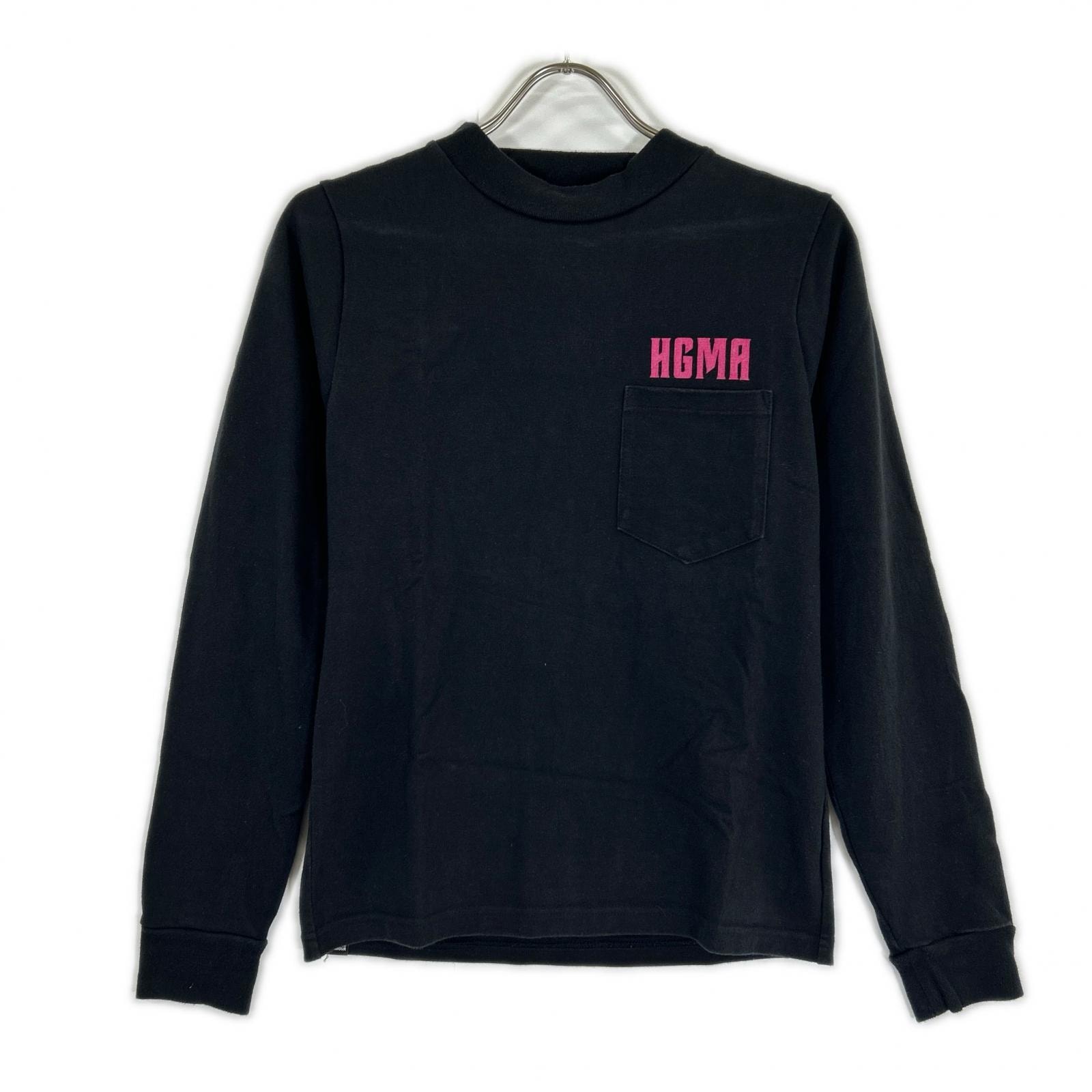 ヒステリックグラマー 0153CL08 ブラック×ピンク ヒステリックガール ロングTシャツ FREE
