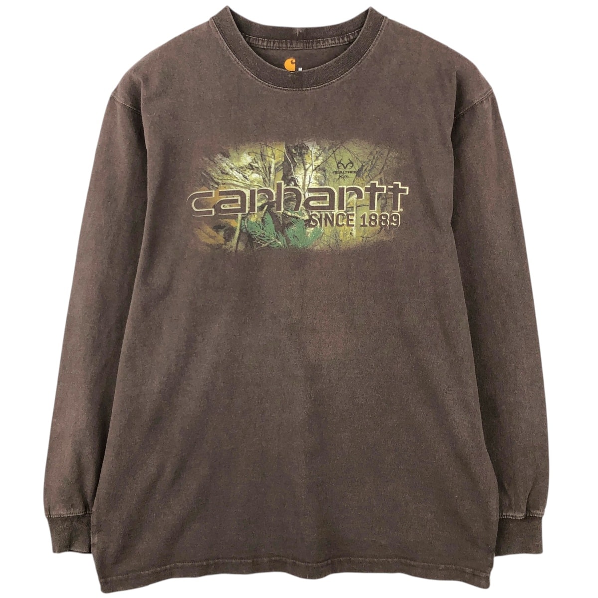 古着 カーハート Carhartt ORIGINAL FIT リアルツリーカモ ロングTシャツ ロンT メンズM相当/eaa630577