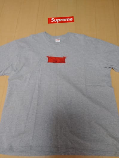 Supreme Ralph Steadman Box Logo Tee "Grey"