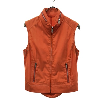 BURBERRY LONDON バーバリーロンドン 三陽商会 ジップ ベスト 36 オレンジ