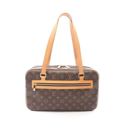 ルイ・ヴィトン LOUIS VUITTON シテGM ショルダーバッグ バッグ PVCコーティングキャンバス レザー モノグラム レディース ブラウン系 M51181 【中古】