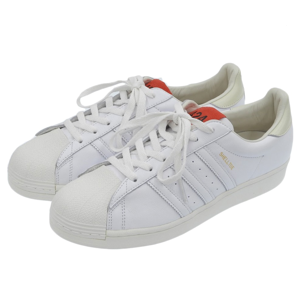 アディダス 新品同様 SHELLTOE スニーカー シューズ メンズ ホワイト 28cm FW7624 10(US)