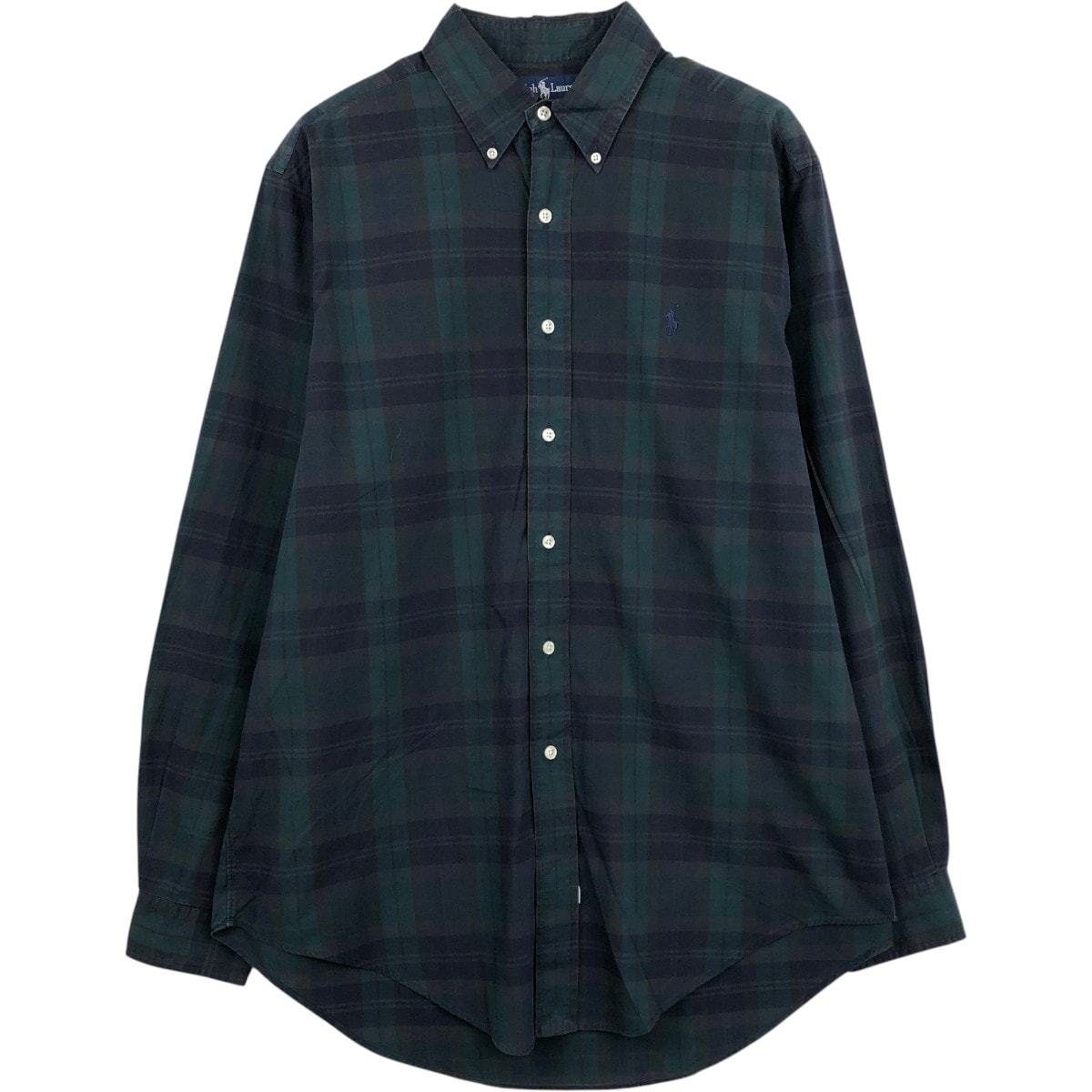 古着 ラルフローレン Ralph Lauren 長袖 ボタンダウンチェックシャツ メンズL相当/eaa661301