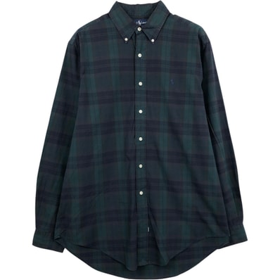古着 ラルフローレン Ralph Lauren 長袖 ボタンダウンチェックシャツ メンズL相当/eaa661301
