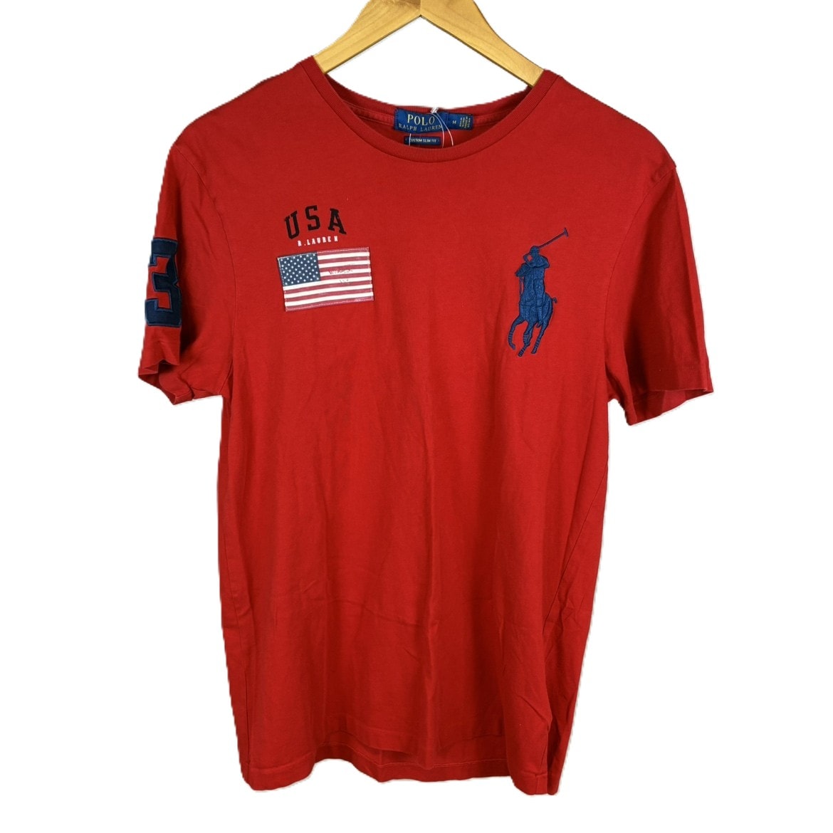 POLO Ralph Lauren 【ポロラルフローレン】tシャツ ビックポニー 赤 M