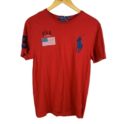 POLO Ralph Lauren 【ポロラルフローレン】tシャツ ビックポニー 赤 M