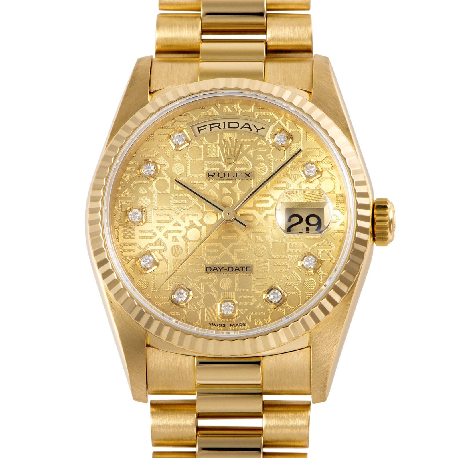 ROLEX ロレックス デイデイト 18238G A番 K18YG【中古】