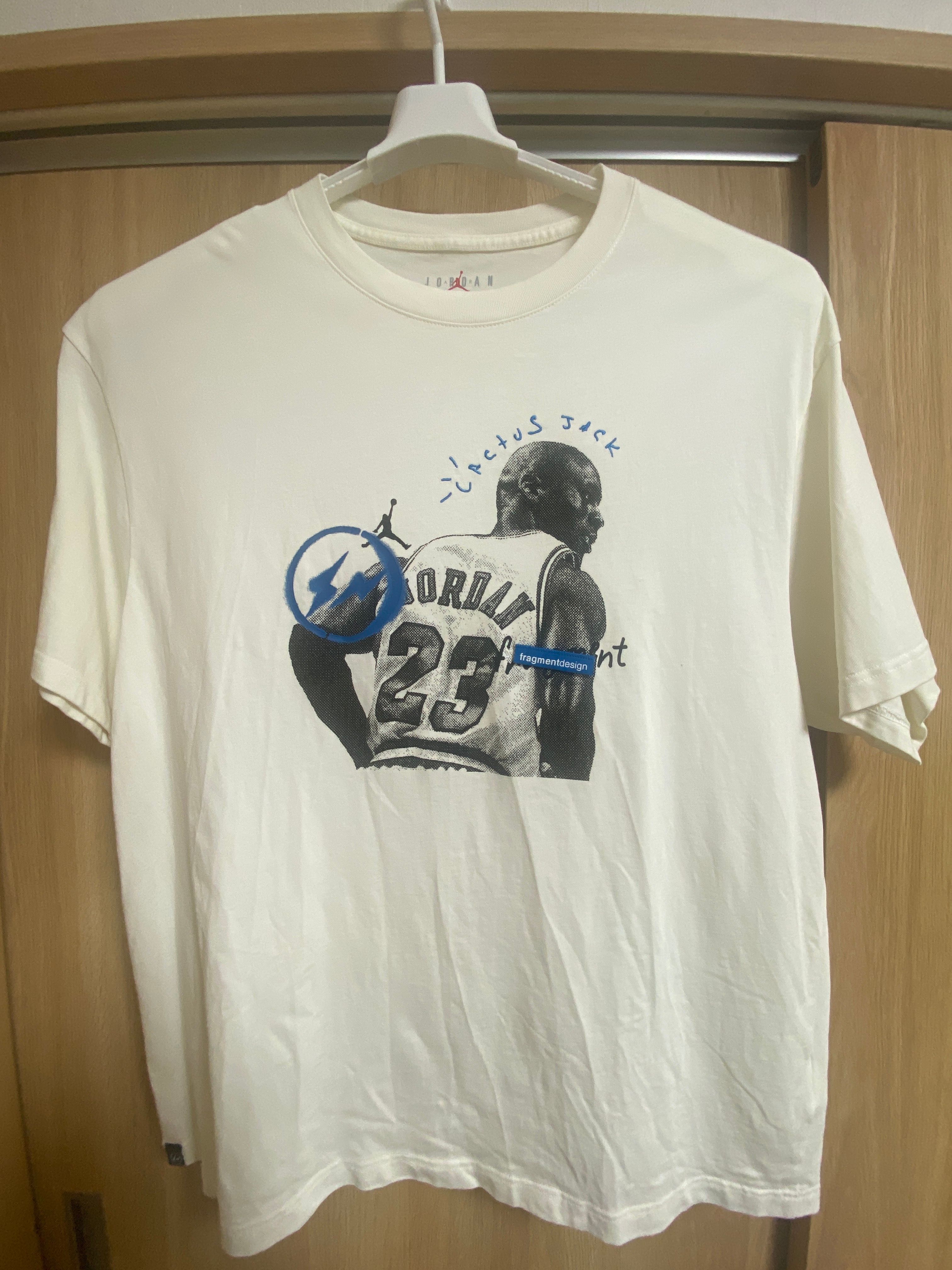 Air Jordan Travis Scott Fragment Tee "White"