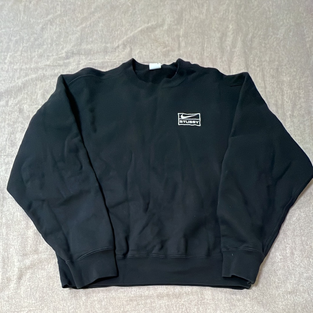 Stussy x Nike Wash Crew (US Size) "Black" DO5310-010