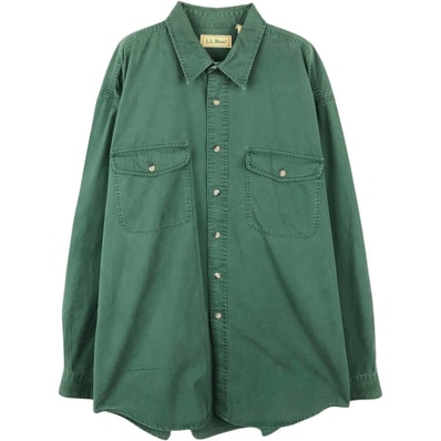 古着 ~90年代 エルエルビーン L.L.Bean 長袖 コットンシャツ メンズL相当/eaa659977