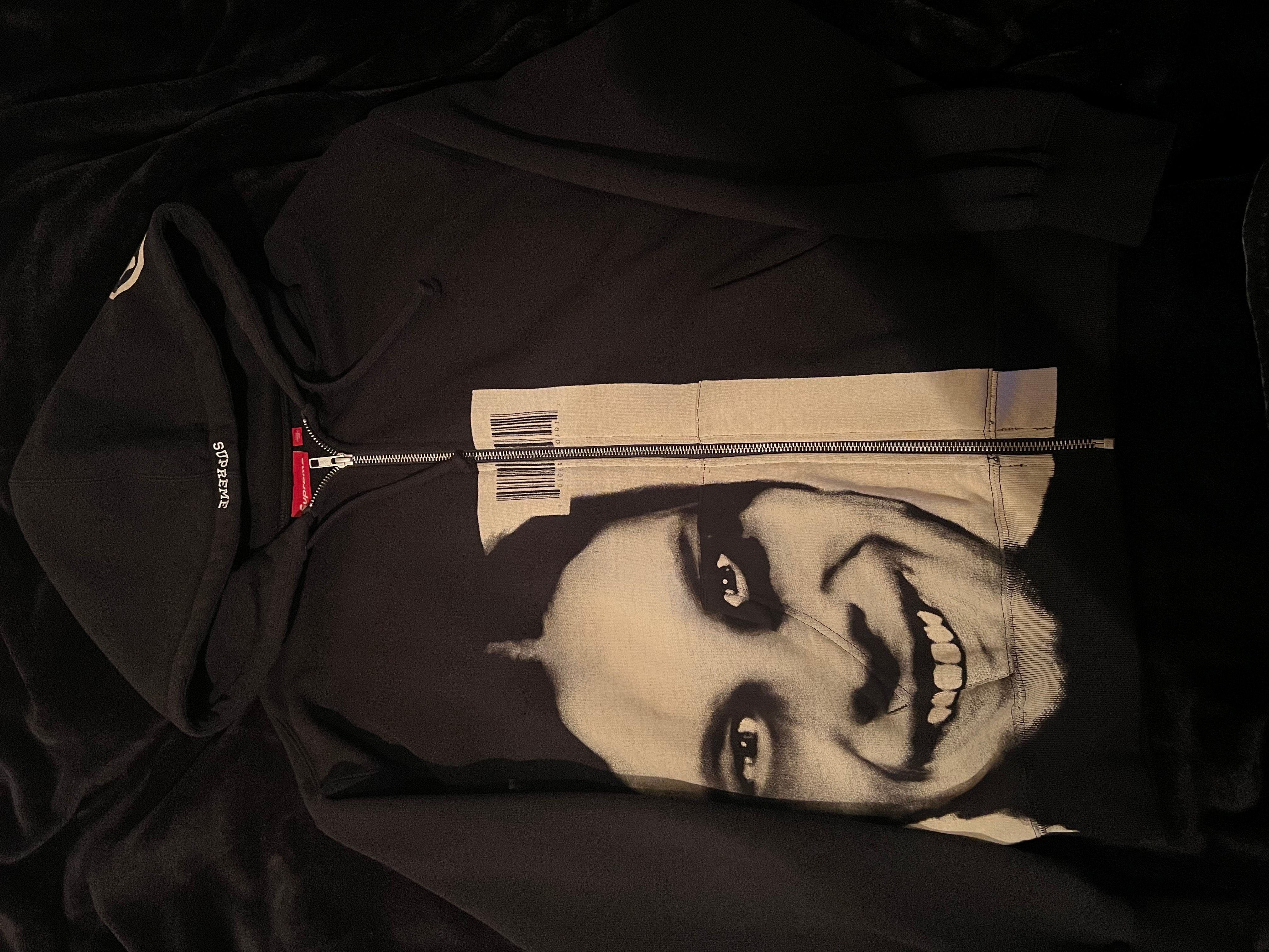 Supreme x Aphex Twin Zip Up Hooded Sweashirt "Black"