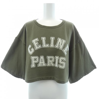 セリーヌ CELINE CROPPED CELINE T-SHIRT 2Y19A670Q スウェット