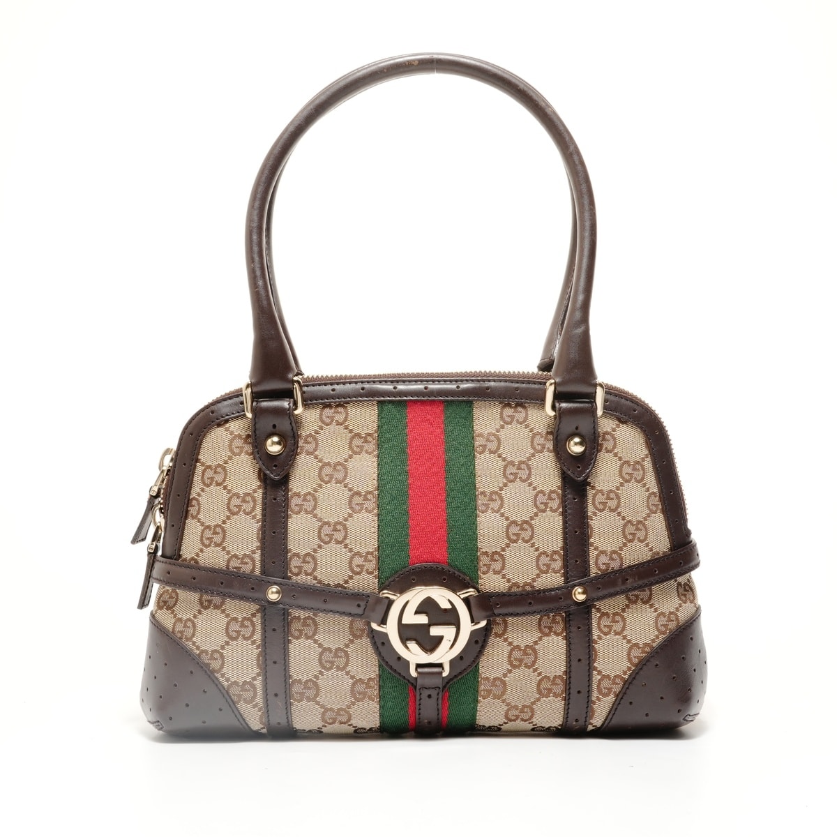 グッチ GUCCI GGキャンバス シェリーライン ショルダーバッグ ショルダーバッグ【中古】