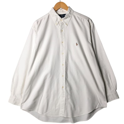 古着 ラルフローレン Ralph Lauren YARMOUTH 長袖 ボタンダウンシャツ メンズXL相当/eaa567967