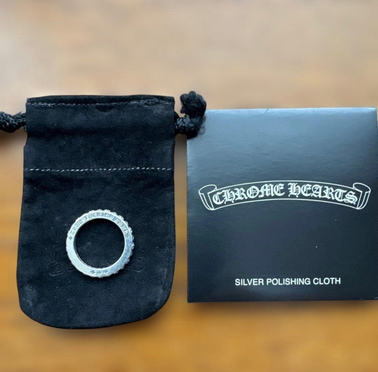 Chrome Hearts True Fucking Punk Ring / Plus Punk "Silver"