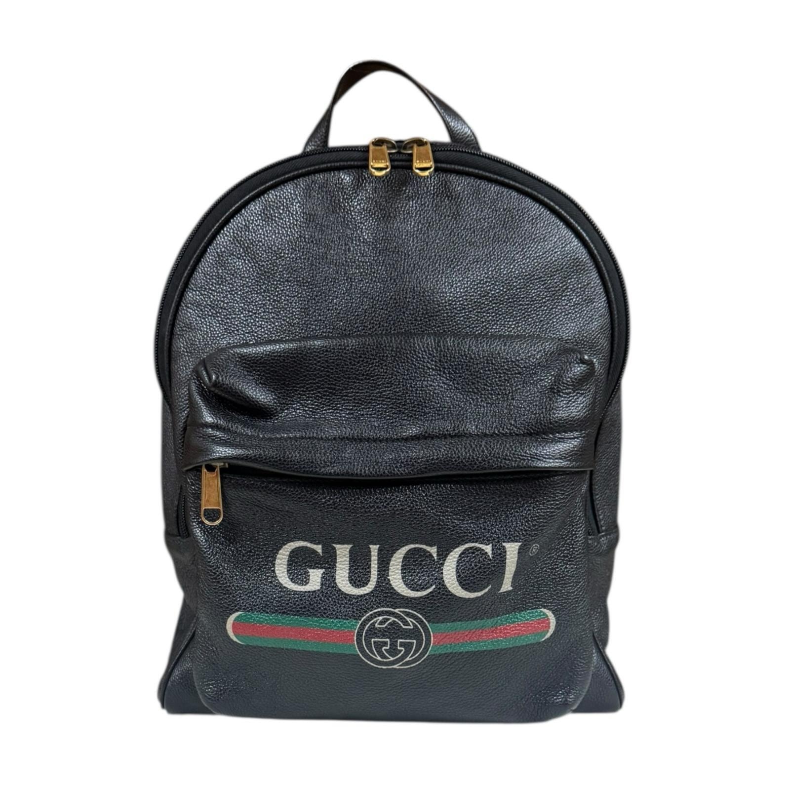 グッチ リュック・デイパック レザー 547834 メンズ GUCCI  中古