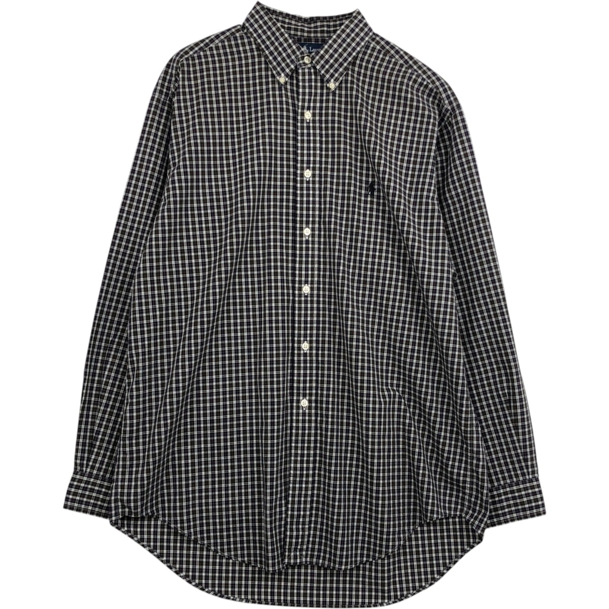 古着 ラルフローレン Ralph Lauren YARMOUTH 長袖 ボタンダウンチェックシャツ メンズL相当/eaa628788