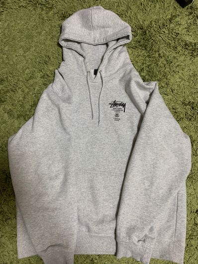 Stussy WORLD TOUR HOODIE "Grey"