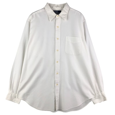 古着 ラルフローレン Ralph Lauren POLO by Ralph Lauren ANDREW 長袖 コットンシャツ メンズL相当/eaa602864