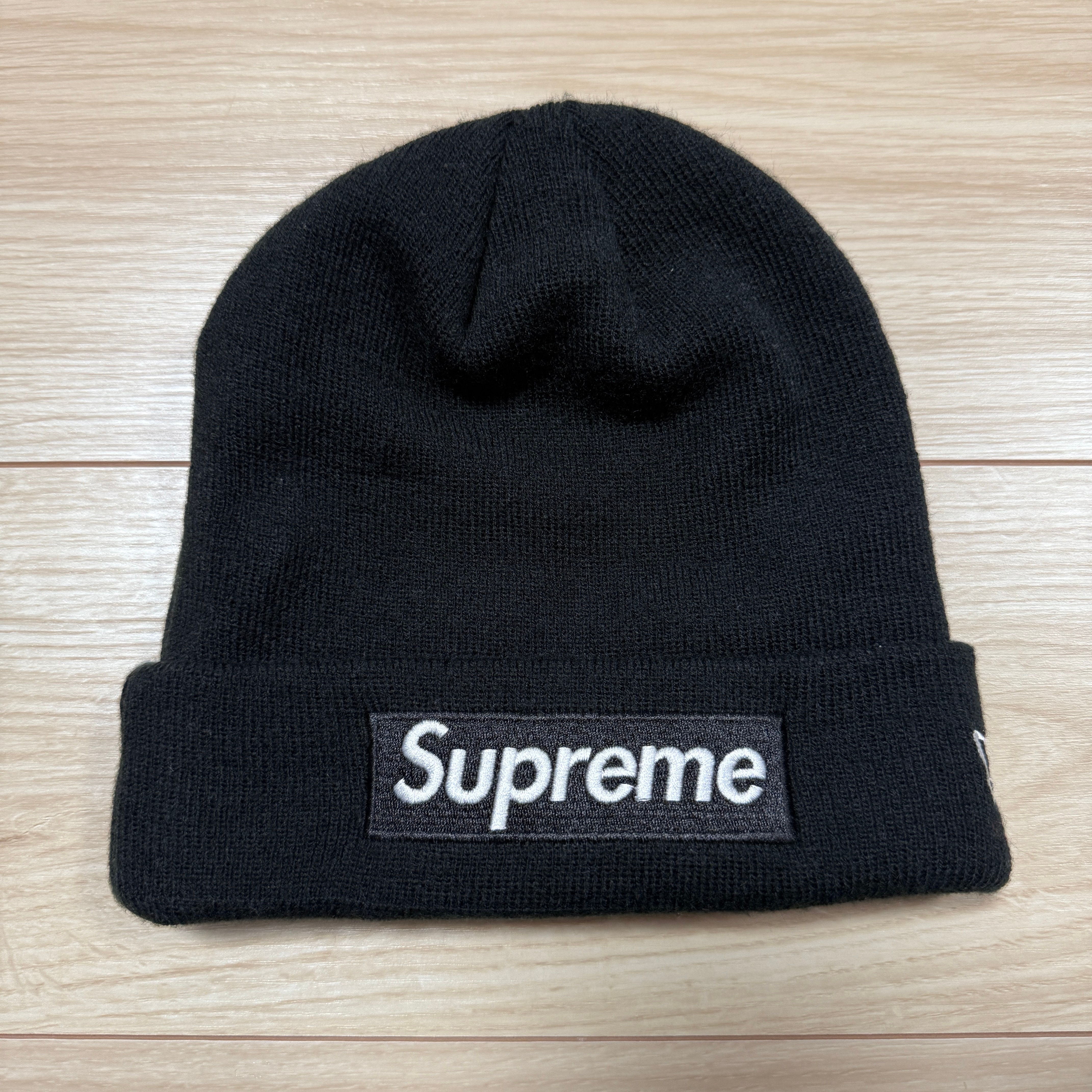 Supreme 16FW New Era Box Logo Beanie "Black"