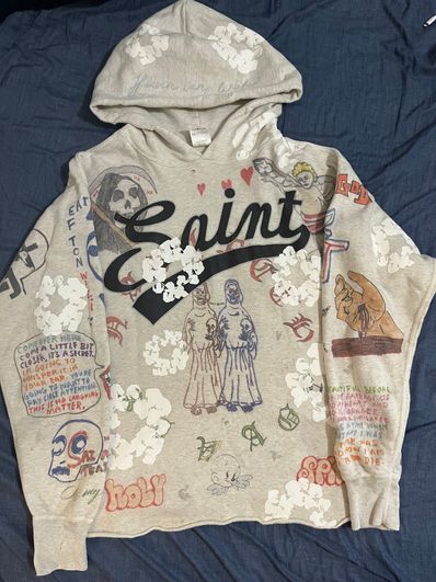 SAINT Mxxxxxx 22SS HOODIE GRAFFITTI "Grey"