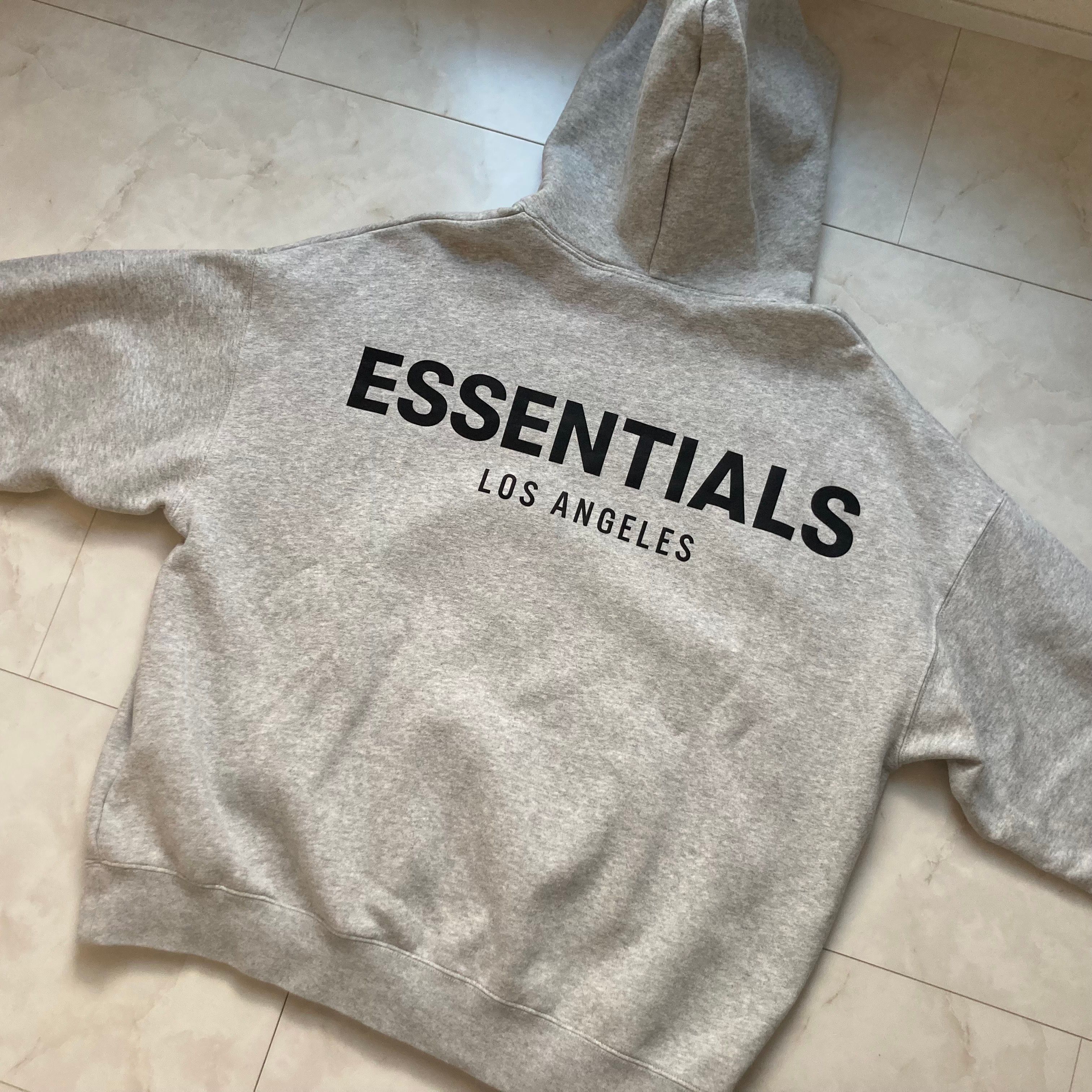 FEAR OF GOD ESSENTIALS Los Angeles 3M Pullover Hoodie "Grey"