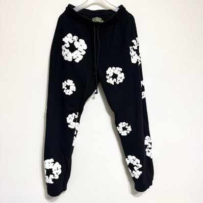 DENIM TEARS Cotton Wreath Sweatpants "Black"