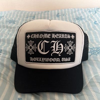 Chrome Hearts Trucker Cap CH "Black/White"