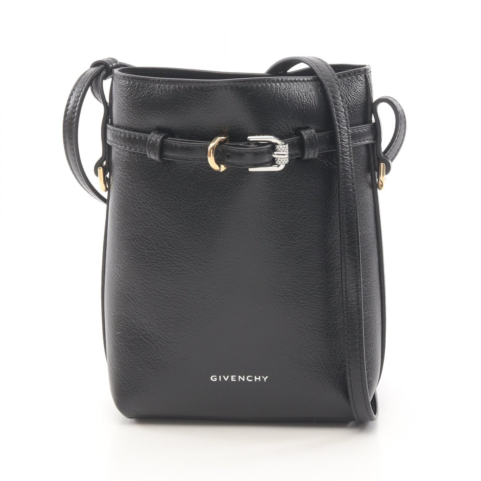 ジバンシィ GIVENCHY VOYOU ヴォワイユー ショルダーバッグ バッグ レザー レディース ブラック系 BB60NAB1Q7001 【新品】