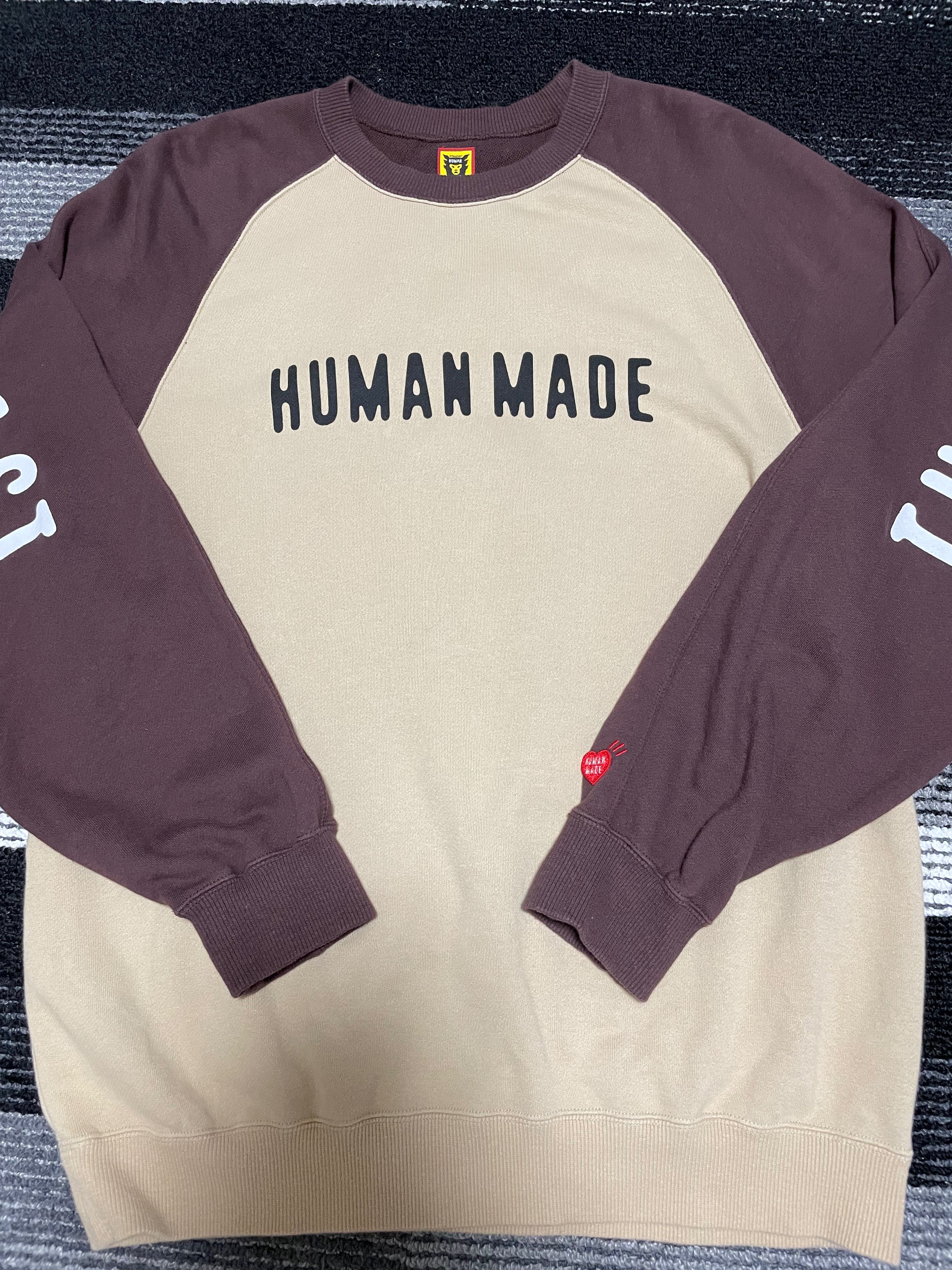 HUMAN MADE RAGLAN SWEATSHIRT "Brown"