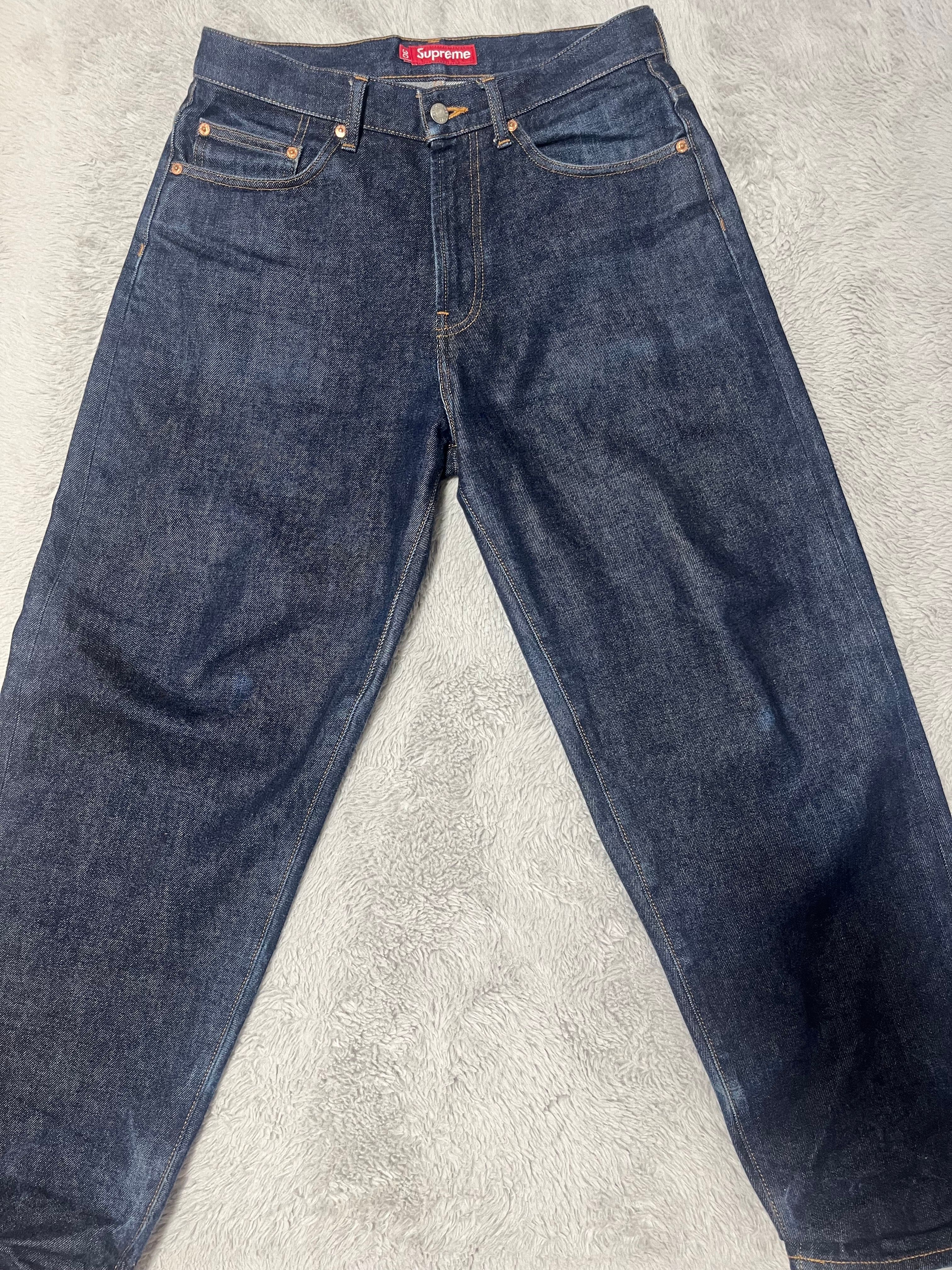 Supreme Rigid Baggy Selvedge Jean "Rigid Indigo"(24SS)