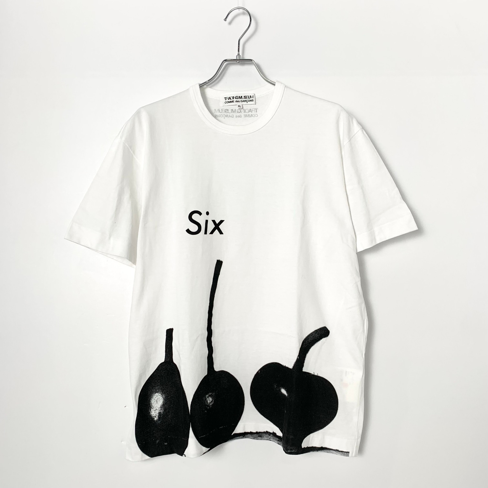 TRADINGMUSEUM COMME des GARCONS Six Print T-Shirt White