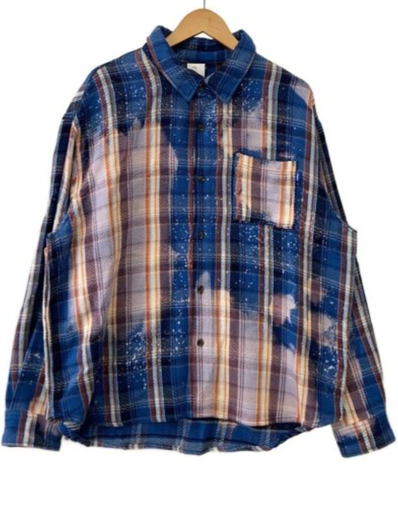 Nike JORDAN x Awake NY Flannel Shirt "Blue/Pink"