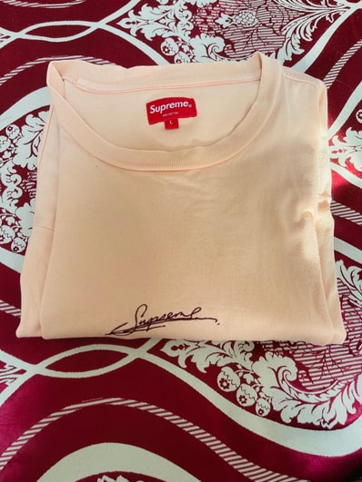 Supreme Signature S/S Top "Peach"