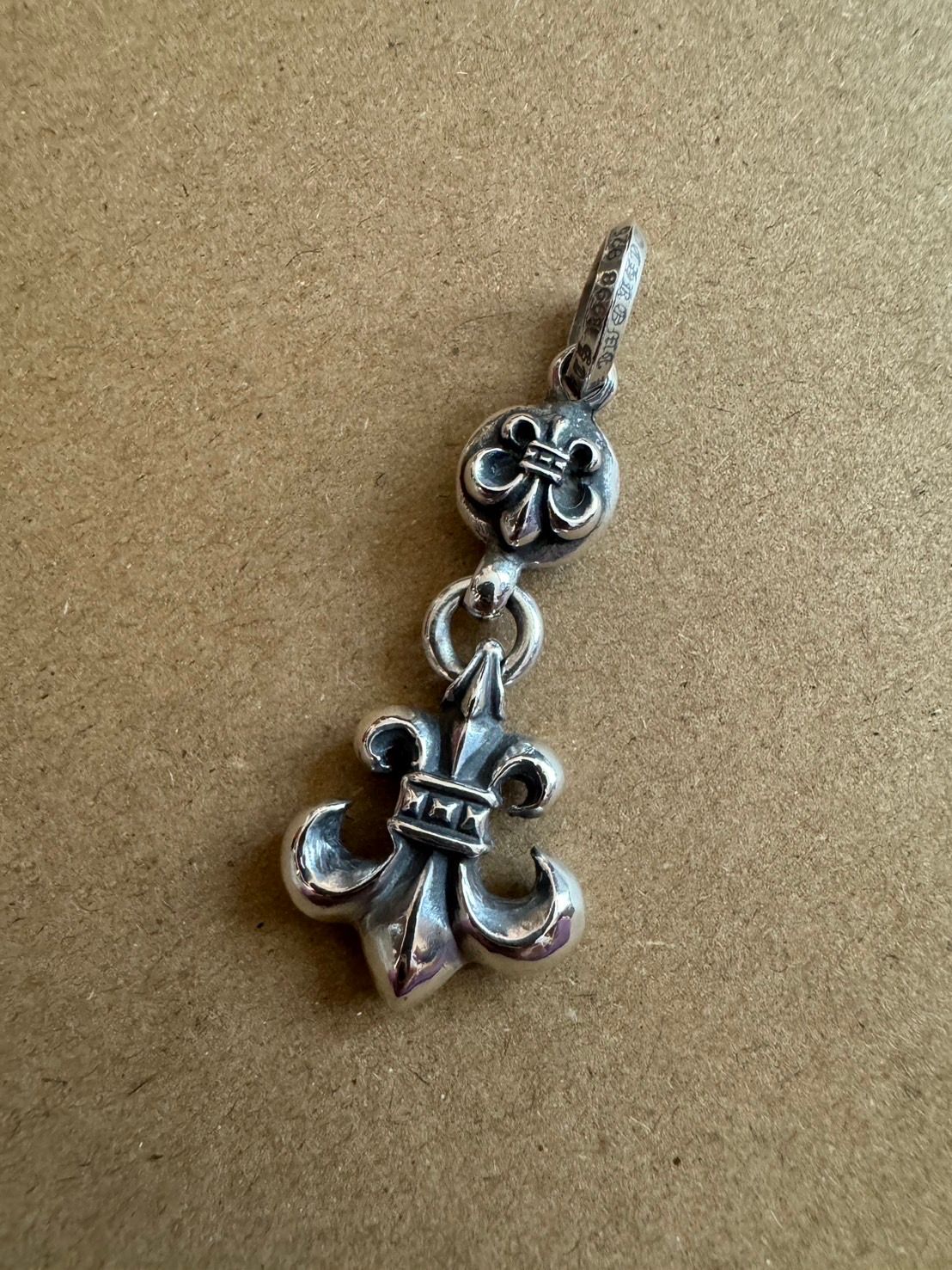 Chrome Hearts 1 Ball BS Flare Charm "Silver"