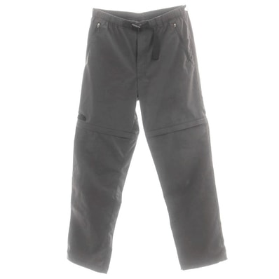 【中古】ザノースフェイス THE NORTH FACE 2WAY ポリエステル イージーパンツ グレー【サイズL】【メンズ】