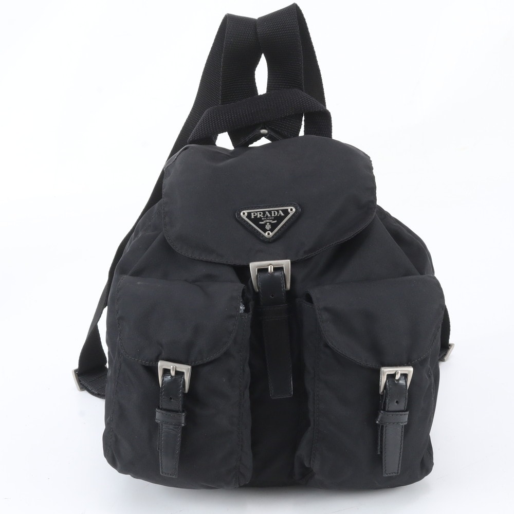 ■美品 プラダ テスート ナイロントライアングルロゴリュックサック
