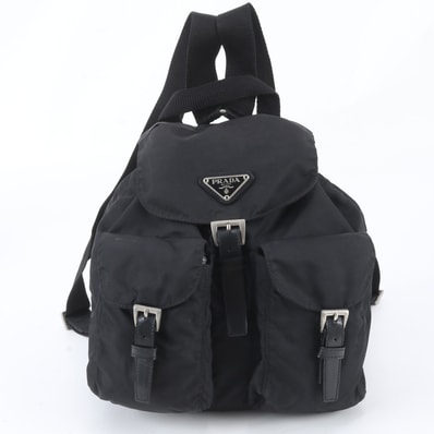 ■美品 プラダ テスート ナイロントライアングルロゴリュックサック