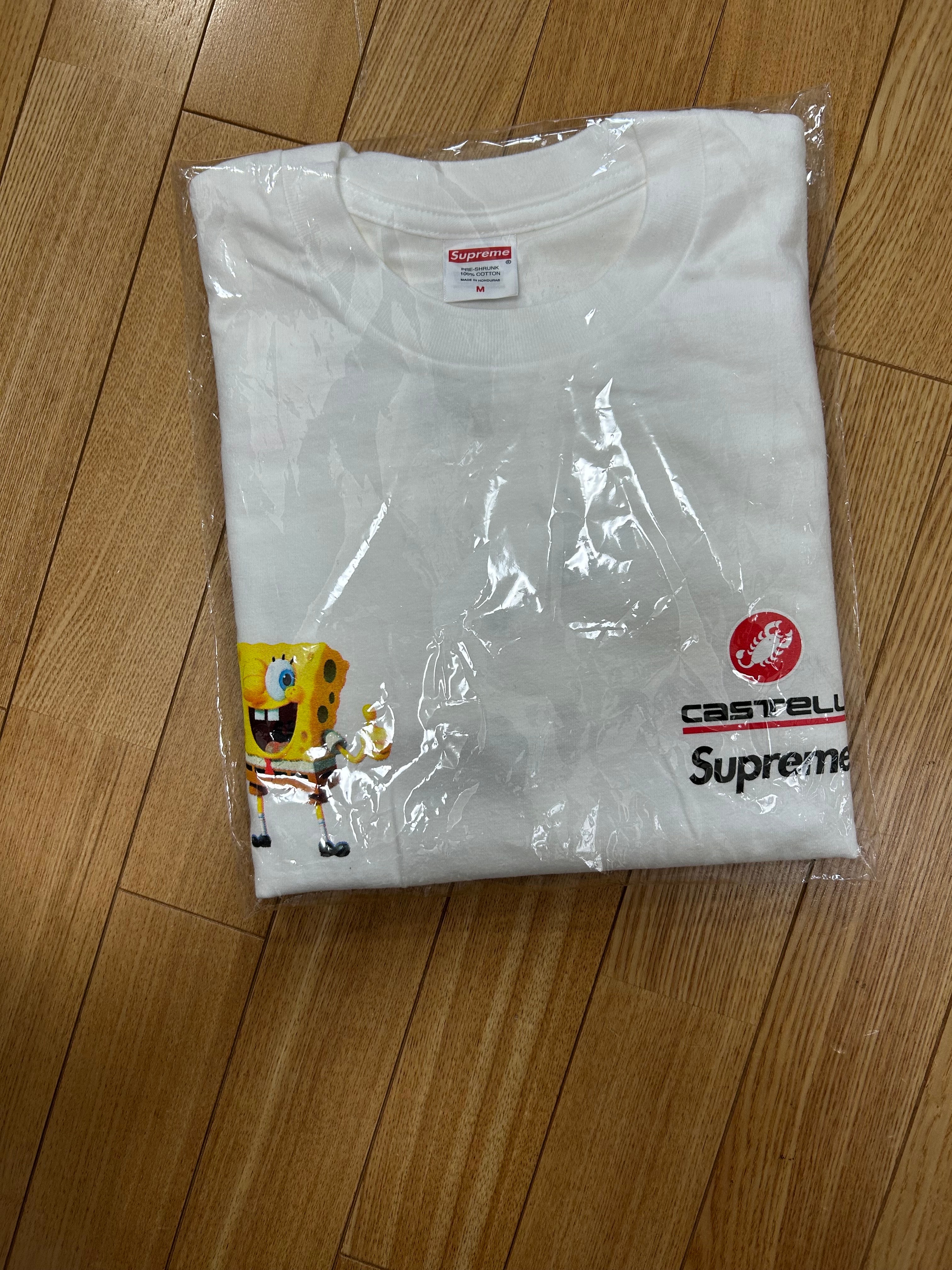 Supreme x SpongeBob Castelli Racing L/S Tee "White"