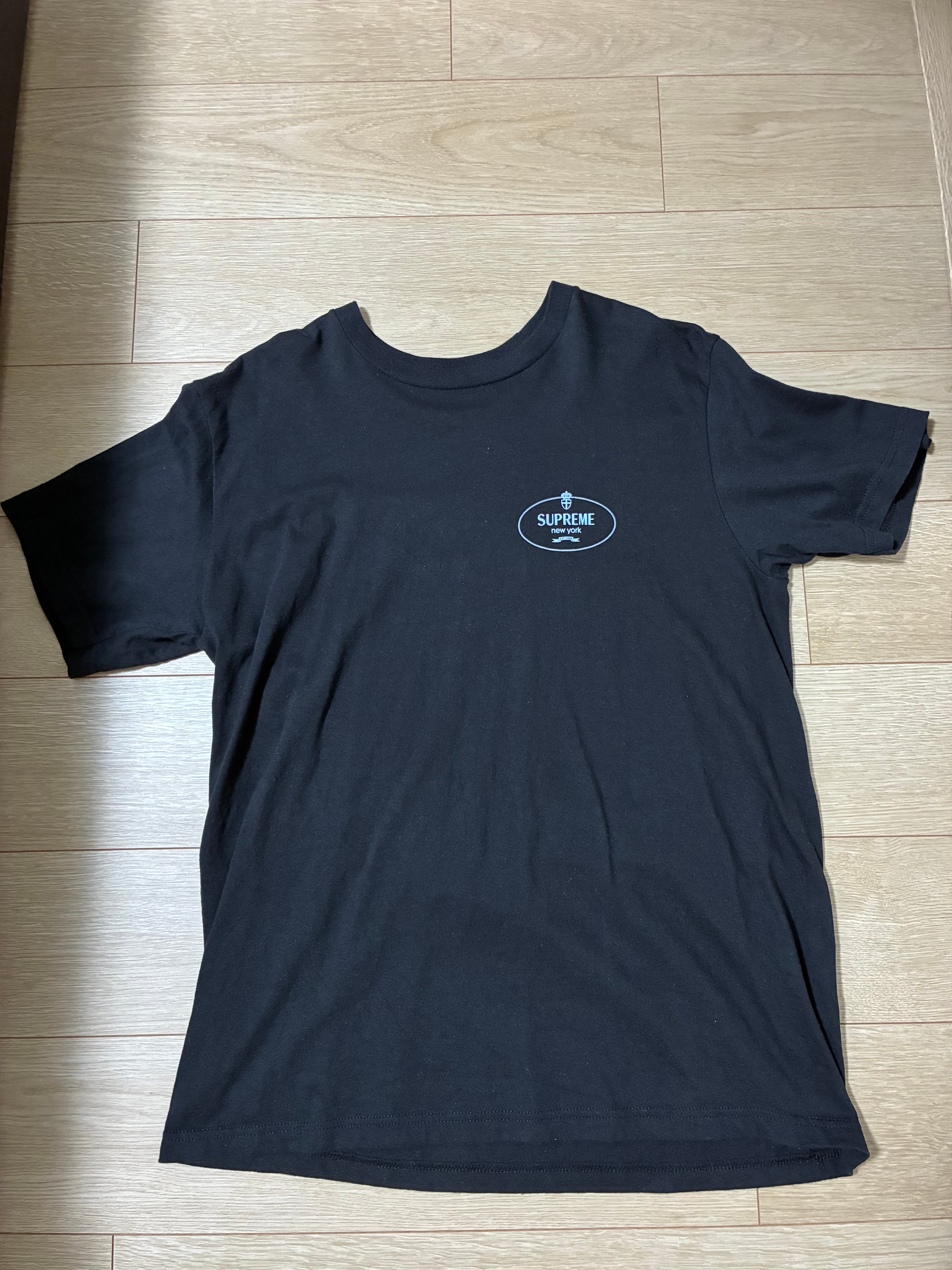 Supreme Crest Tee  M black 黒