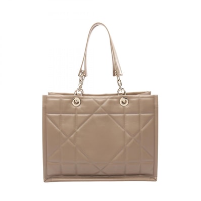 ディオール Dior エッセンシャル ミディアム アーキカナージュ トートバッグ バッグ レザー レディース ベージュ系 【中古】