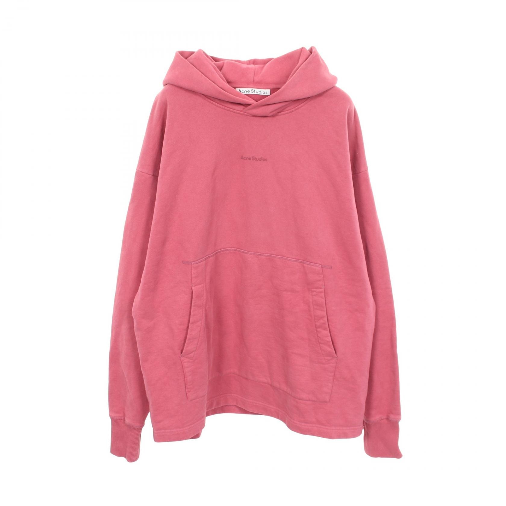 アクネストゥディオズ ACNE STUDIOS ミニロゴ パーカー 衣料品 トップス コットン メンズ ピンク系 【中古】