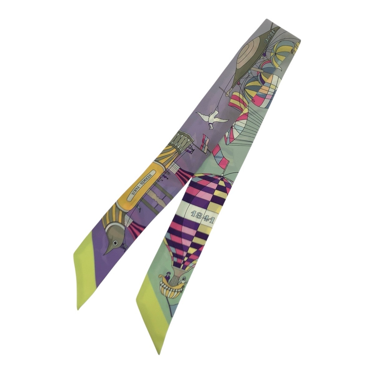 B (目立った傷や汚れなし)】エルメス VIF ARGENT 銀の雫 ｶﾚ90 ｽｶｰﾌの