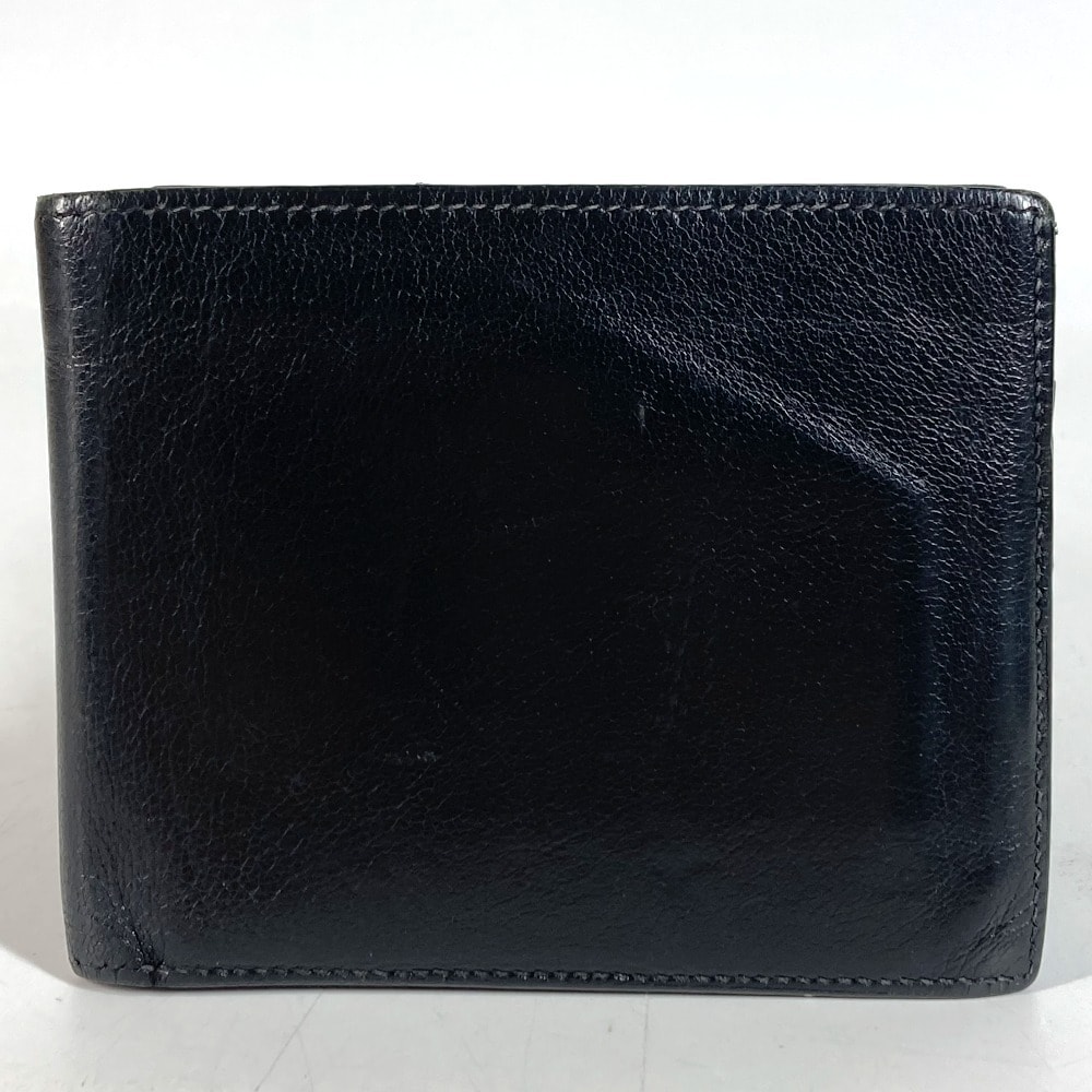 エルメス HERMES MC2 タレス コンパクトウォレット 2つ折り財布 レザー ブラック