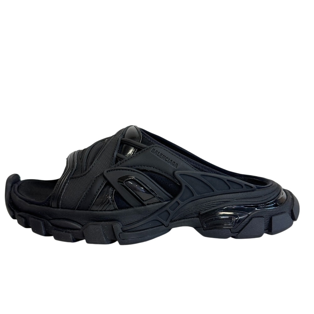 バレンシアガ BALENCIAGA サンダル トラックスライド 618083 ブラック