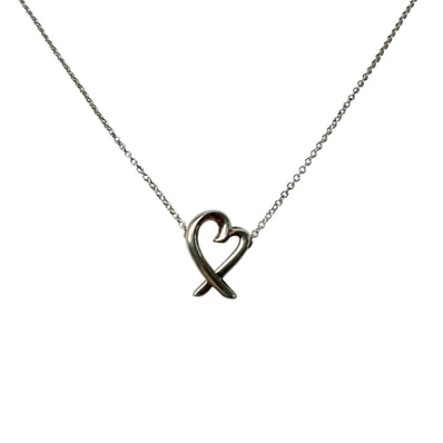 ティファニー Tiffany ラビングハート ネックレス シルバー925 レディース