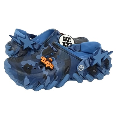 A BATHING APE アベイシングエイプ 213140-4SN × Crocs クロックス Echo RO Clog サンダル US10=28cm 55112
